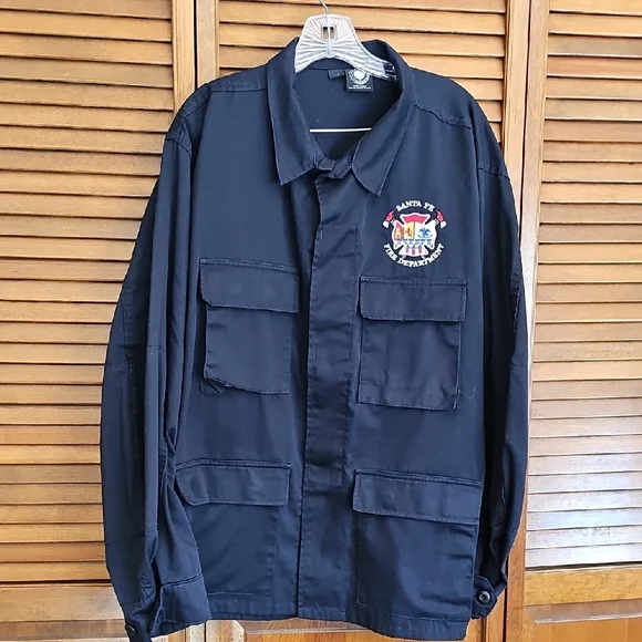 Santa Fe New Mexico Fire Department men's jacket pockets Heavy Rescue embroidery - Picture 2 of 14